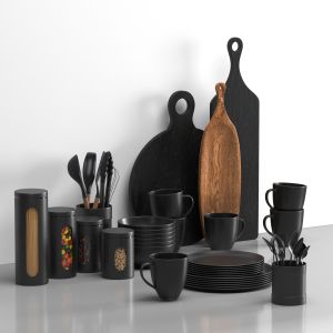 Black  Kitchen Accessories