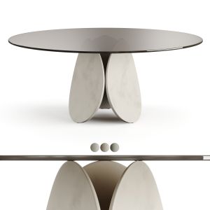 Cattelan Italia Maxim Argile Glass Table