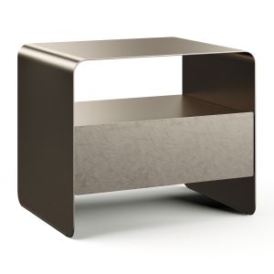 Flou Foglio Metal Bedside Table