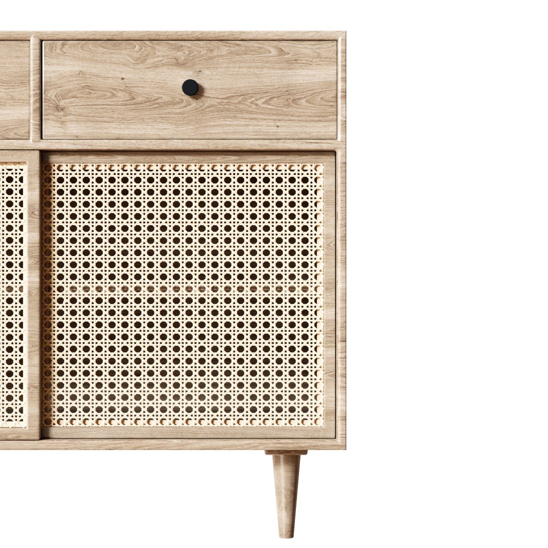 Rattan Sideboard - 3D Model for VRay