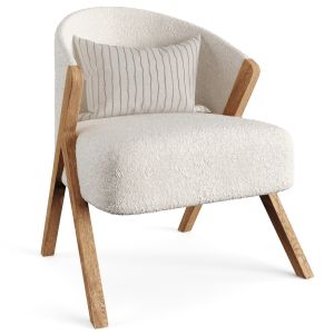 Upholstered Armchair Boucle By Zara