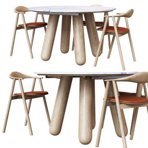 Bolia Swing Dining Chair Balance Table Set By Boli