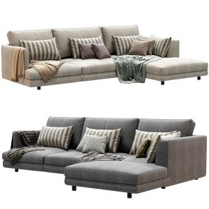 West Elm Andes Sectional Chaise Sofa