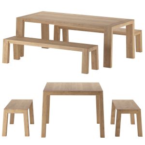 West Elm Splayed Legs Dining Table