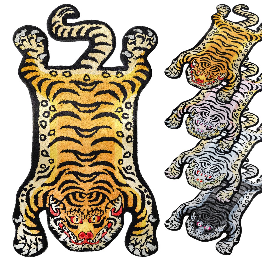 Tibetan Tiger Rug 3D Model for VRay, Corona | CGMood