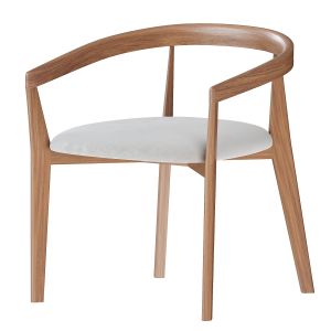 Cullen Shiitake Oceana Round Back Dining Chair