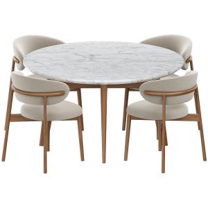 Oleandro Dining Set 01 By Calligaris