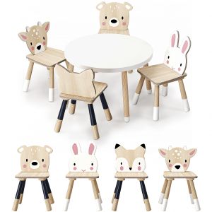 Tender Leaf Table And Chair For Children