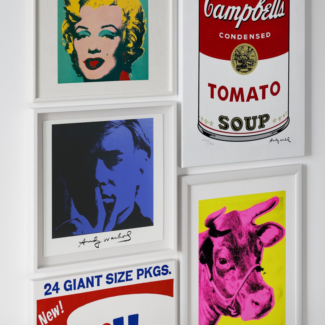 Painting Set / Andy Warhol 3D Model for VRay, Corona | CGMood