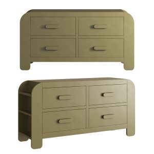 Ruby 4-drawer Dresser By Urban Outfitters