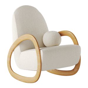Pollie Boucle Rocking Chair