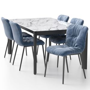 Annie Chair And Alpha Table By Calligaris