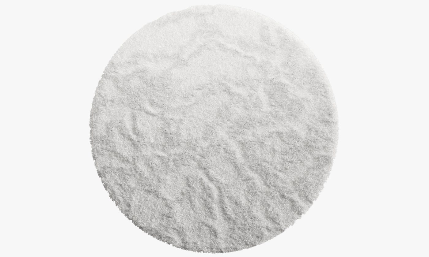 Shag Rug Texture Normal Nuloom Shaggy Area Round Rug (4 Colors) - 3D Model for VRay