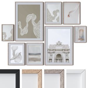 Set Of 8 Wall Paintings 2639