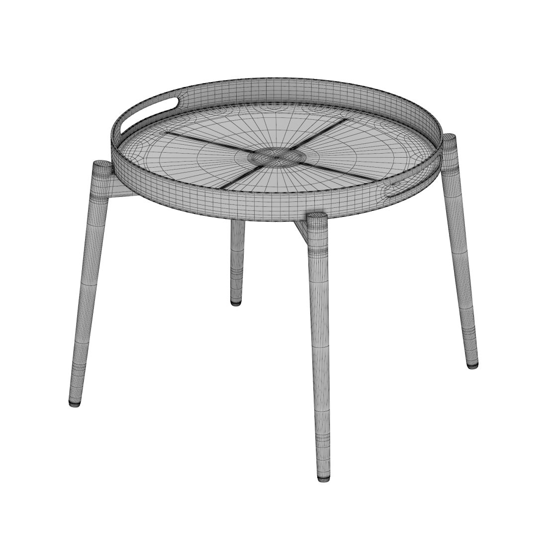 Manto Outdoor Side Table 3D Model for VRay | CGMood