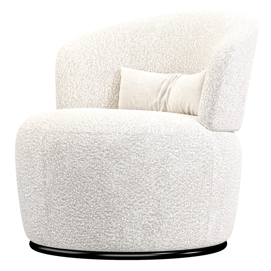 Amber Boucle Swivel Chair By Castlery - 3D Model for Corona