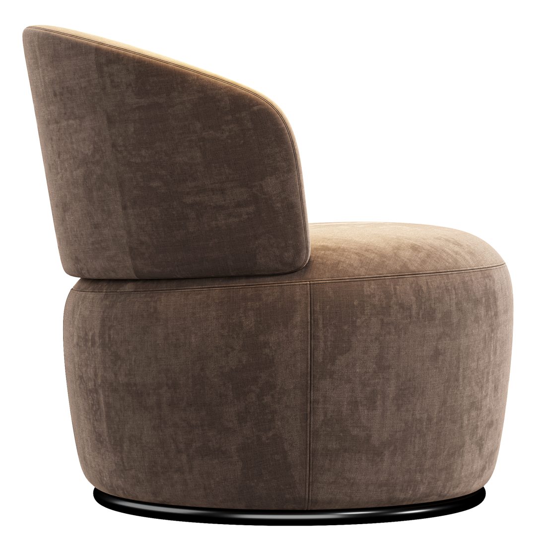 Amber Boucle Swivel Chair By Castlery - 3D Model for Corona