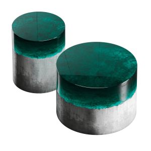 Coffee Tables Made Of Concrete And Epoxy Resin