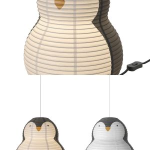 H&M Rice Paper Penguin Shaped Lamp Shades