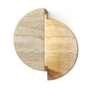 Justice Design Ambiance Offset Circle Wall Sconce