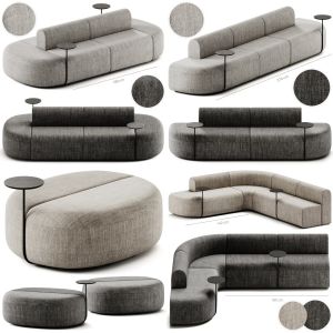 ARTIKO Sectional modular fabric sofas AT by MDD