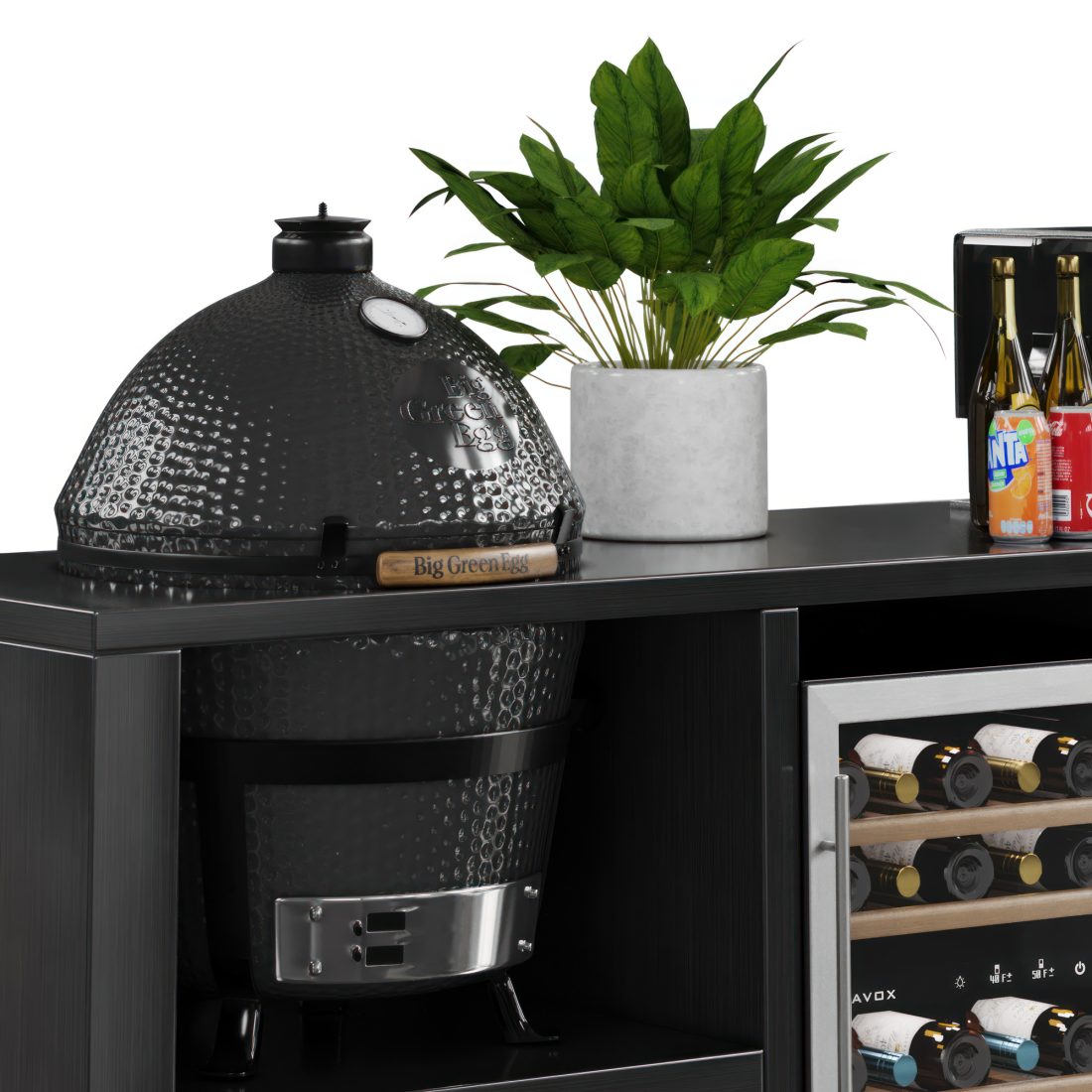 Outdoor Kitchen Garden Bbq 3D Model for VRay, Corona | CGMood