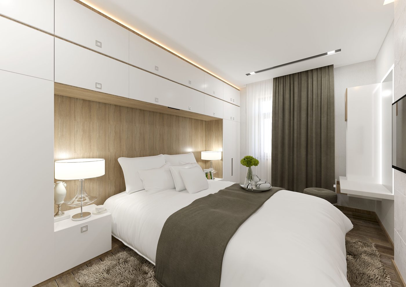 Bedroom Interior Design 3D Model for Corona | CGMood
