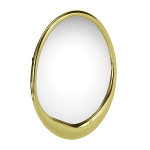 Cb2 Demura Brass Round 24inch Mirror