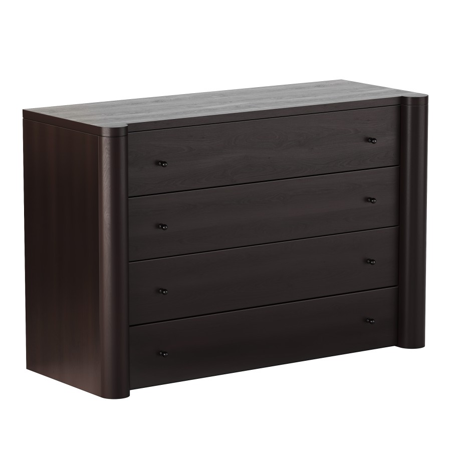 Cb2 Port Blackened Wood Short Dresser - 3D Model for Corona