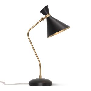 Global Views Cone Desk Lamp Bronze Brass