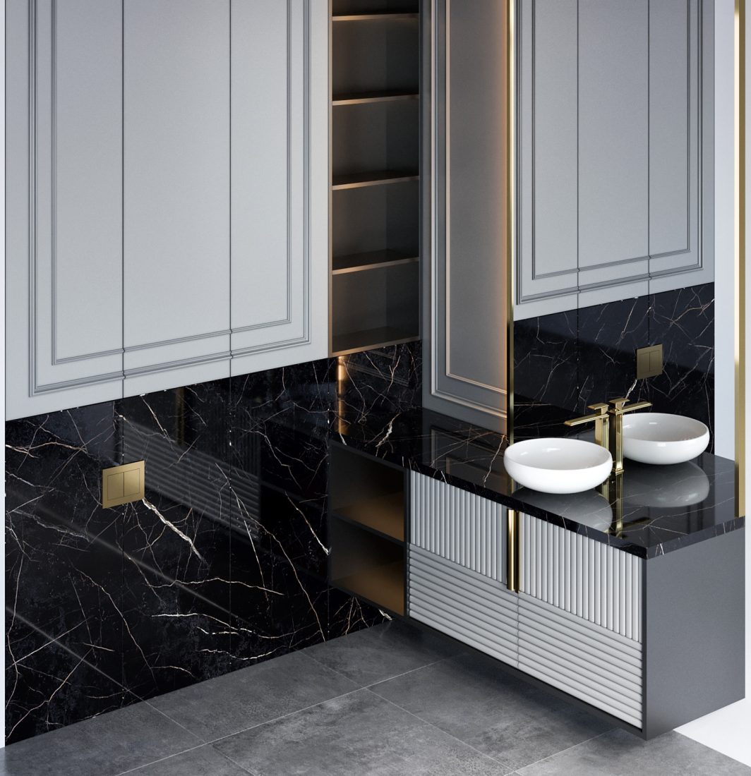 Bathroom Furniture 101 3D Model for VRay, Corona | CGMood