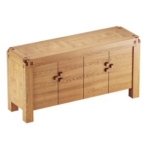 Crate And Barrel Knot Rustic Sideboard