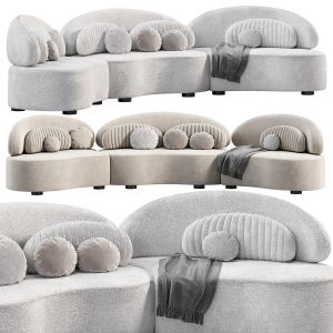 Modern Modular Sofa Velvet