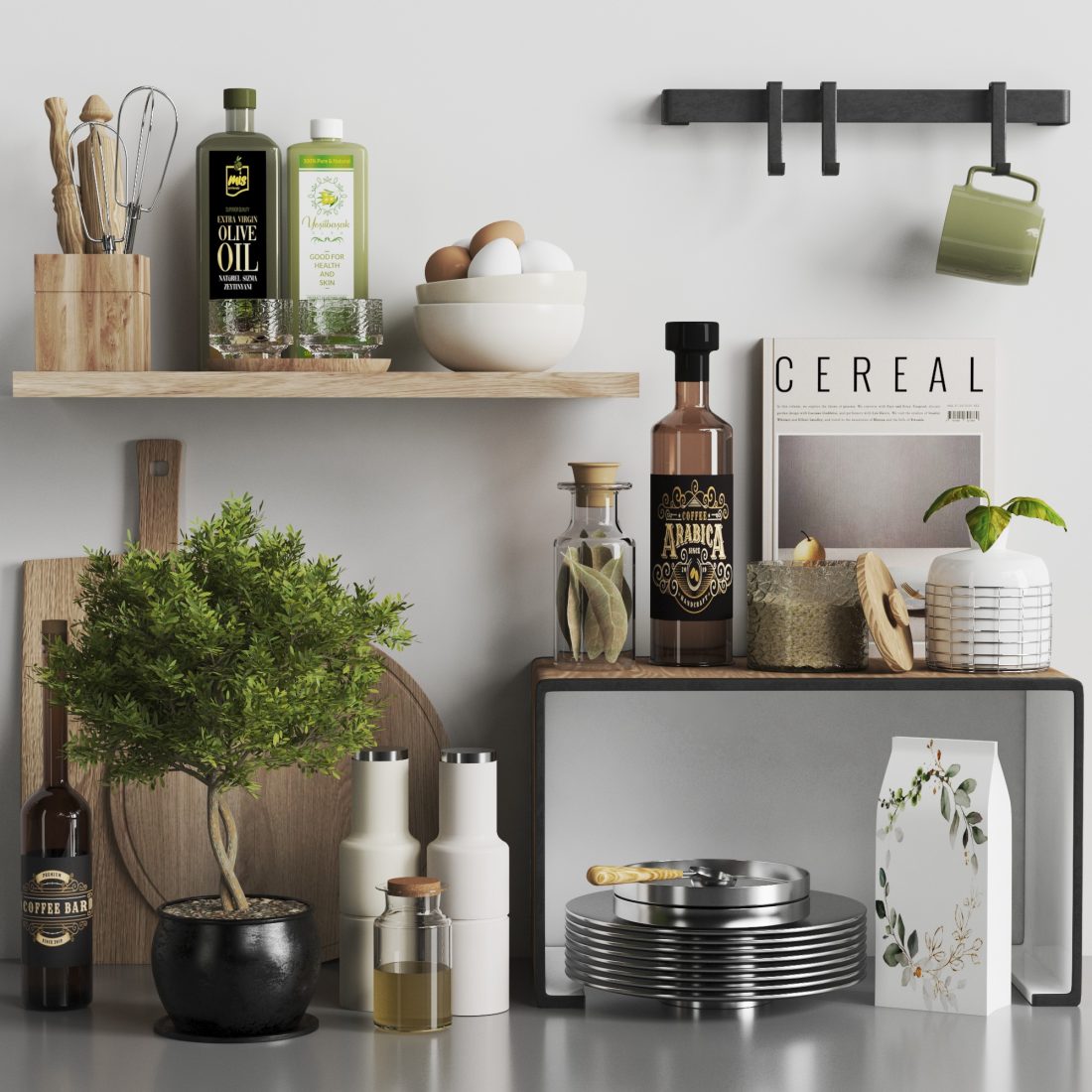 Kitchen Accessories036 3D Model for VRay | CGMood