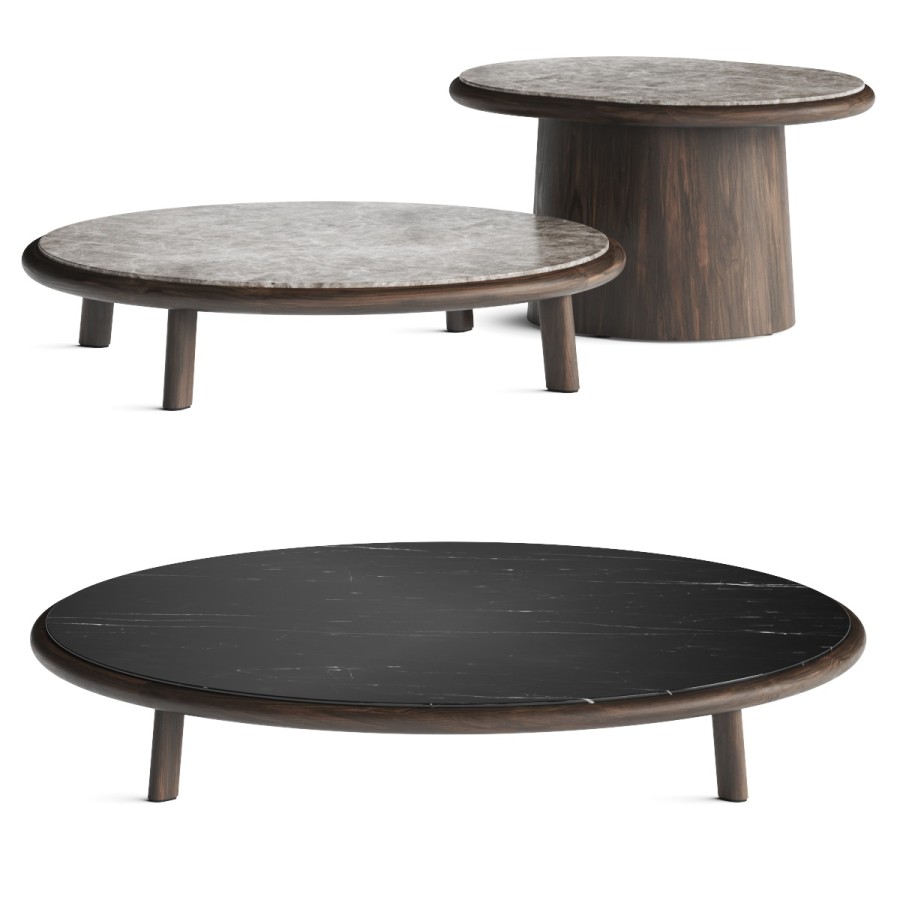 Kettal Giro Coffee Tables 3D Model for VRay, Corona | CGMood
