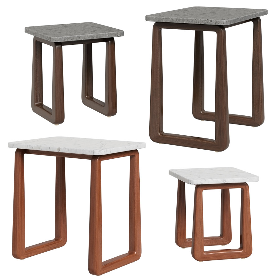 Exteta Nesting Side Tables Lpidc07 3D Model for VRay, Corona | CGMood