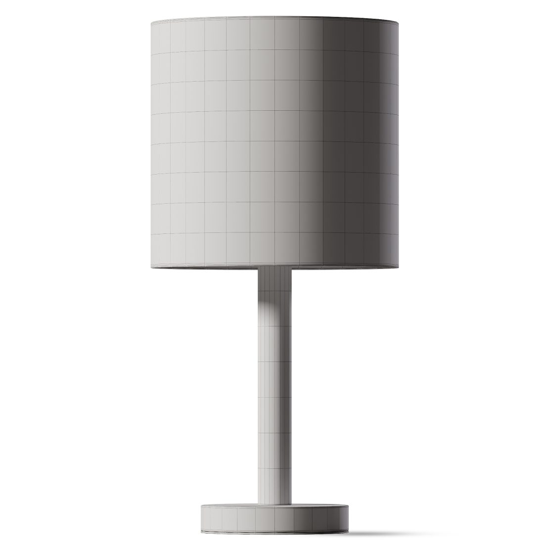 Geometric Table Lamp - 3D Model for Corona