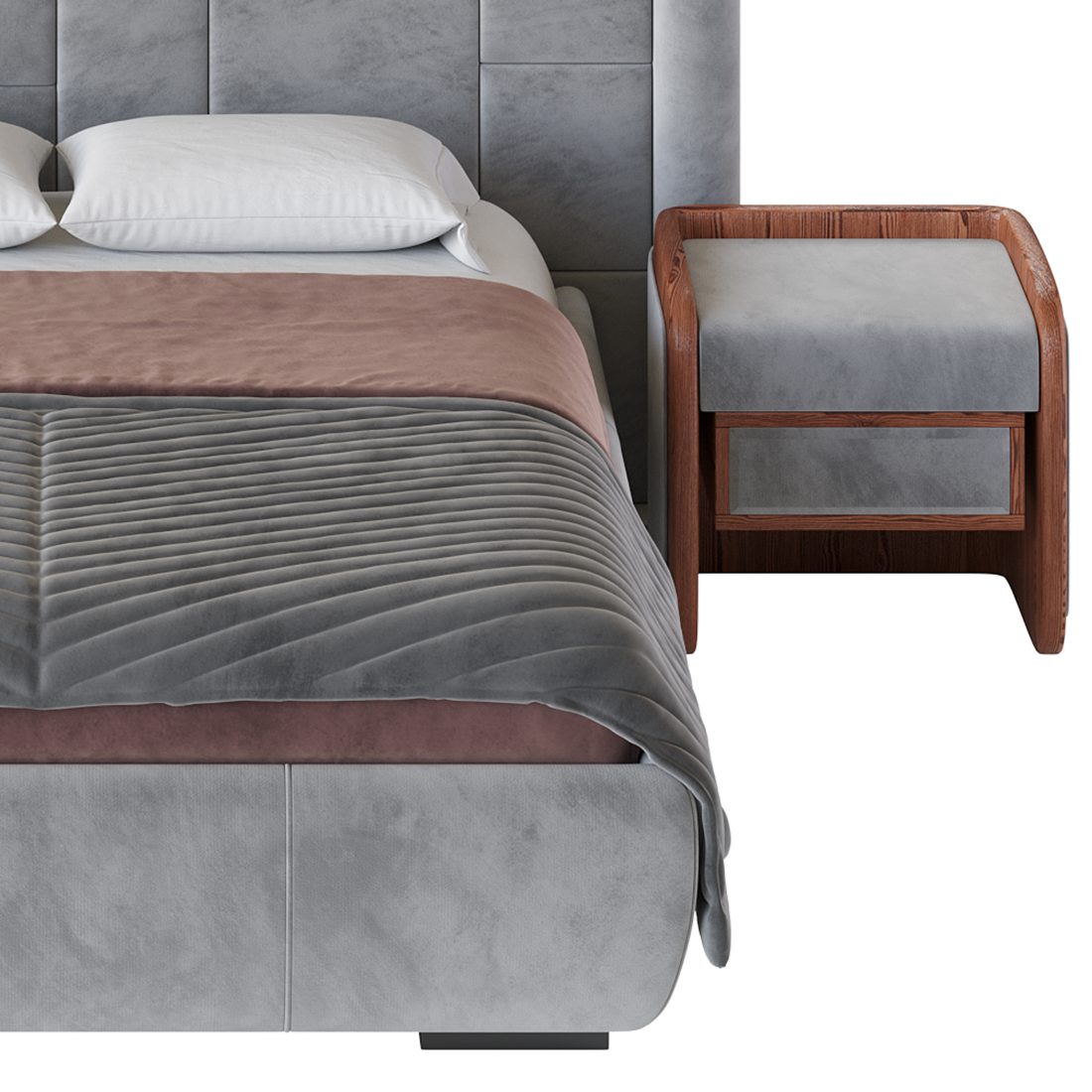 Fly Grace Bed - 3D Model for Corona