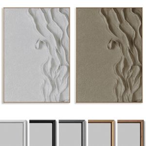 Plaster Photo Frame Set 026 3D Model for Corona | CGMood