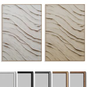 Plaster Photo Frame Set 032 3D Model for Corona | CGMood