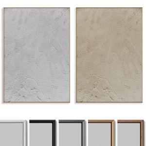 Plaster Photo Frame Set 040 3D Model for Corona | CGMood