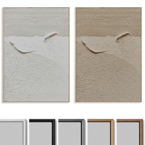 Plaster Photo Frame Set 026 3D Model for Corona | CGMood