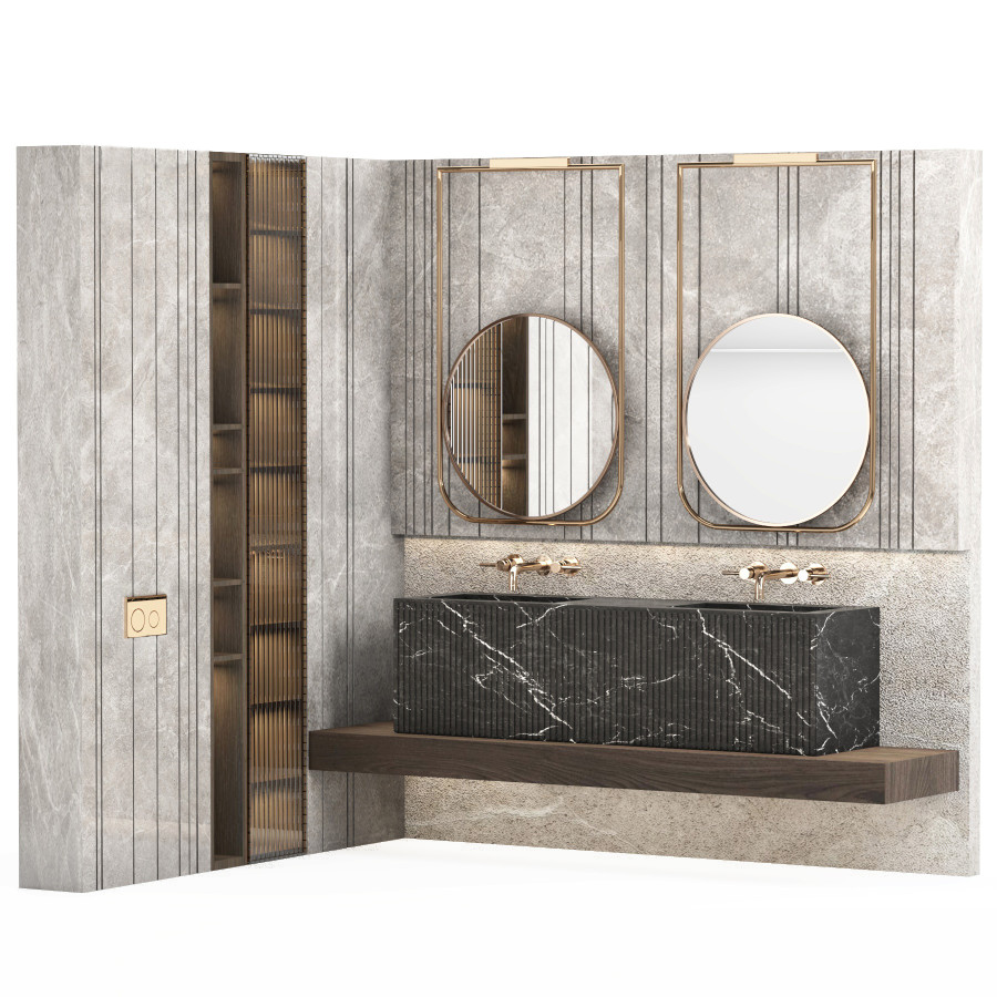 Bathroom Furniture07 - 3D Model for VRay