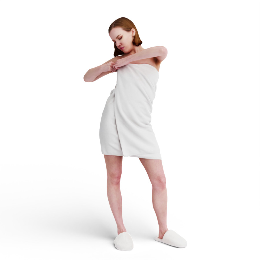 Girl In Towel by Kanistra Studio