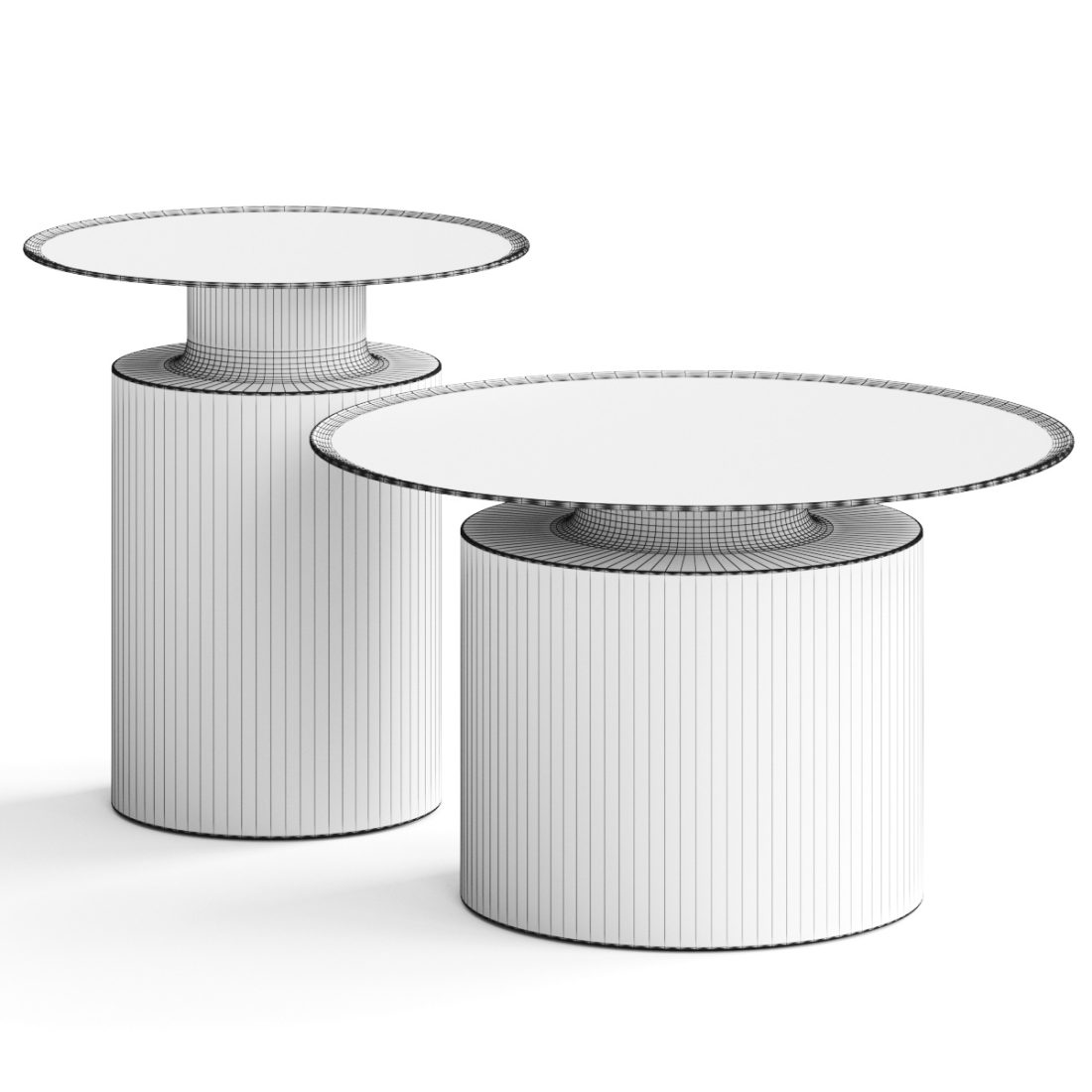 Urban Mood Fogs Modern Side Table - 3D Model for VRay, Corona