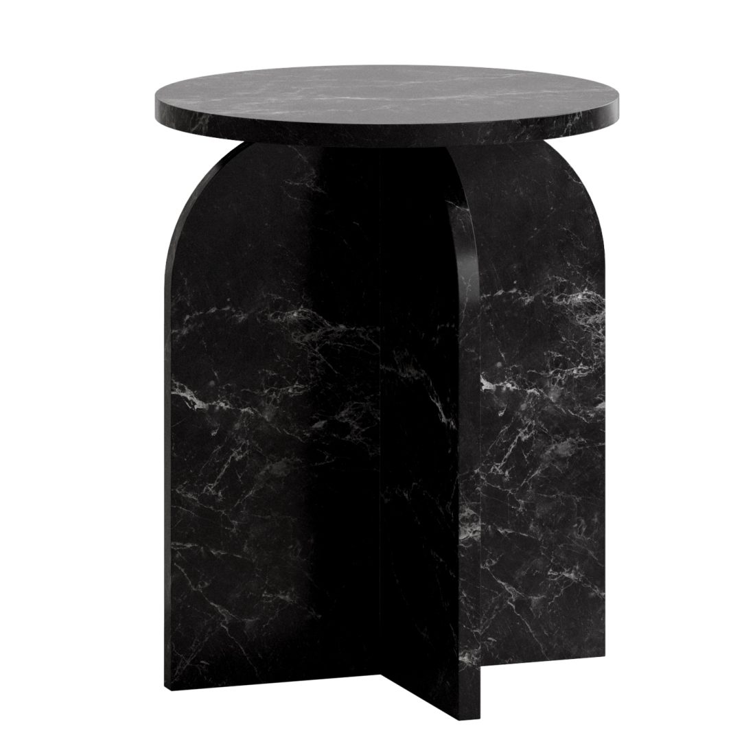 Natural Round Side Table 3D Model for VRay, Corona | CGMood