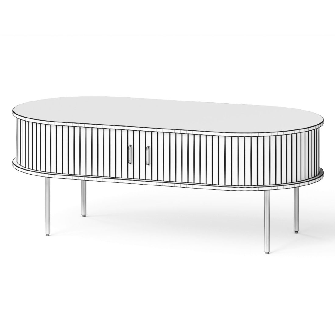 Iris Coffee Table By Allmodern 3D Model for VRay, Corona | CGMood