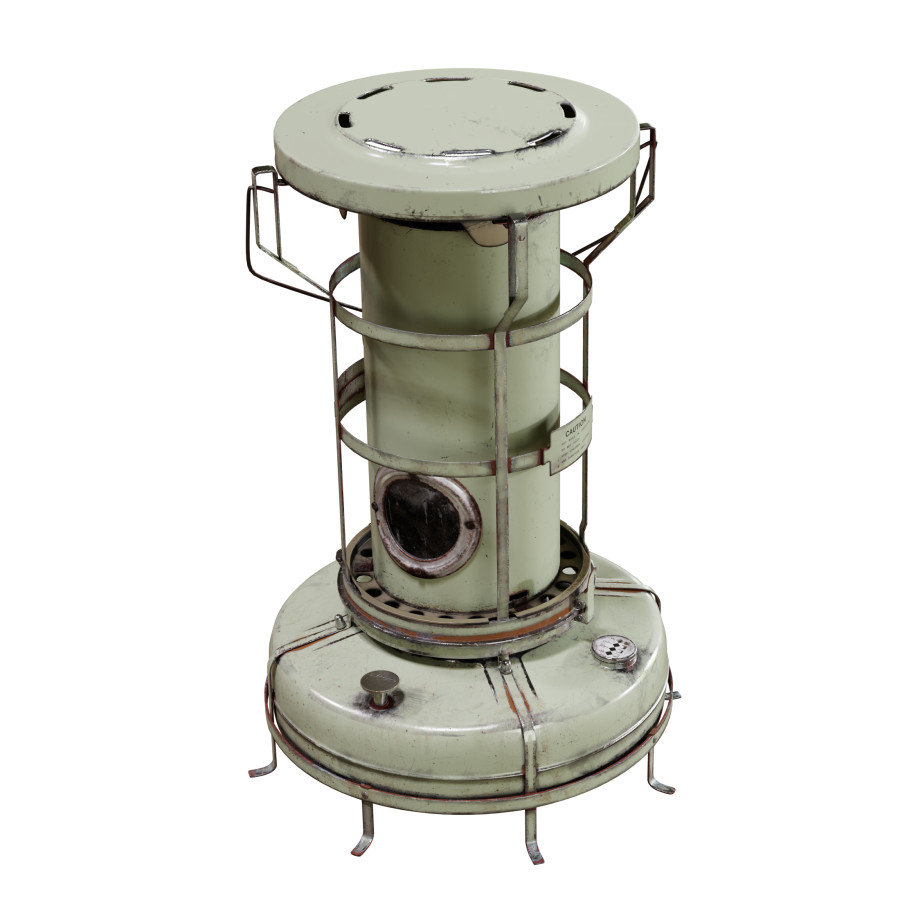 Aladdin Blue Flame Heater 3D Model | CGMood