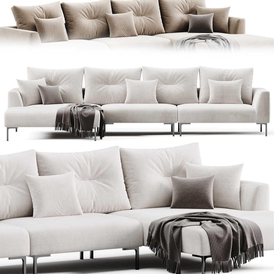 Sofa Firenze Lounge By Eichholtz 3D Model for Corona | CGMood
