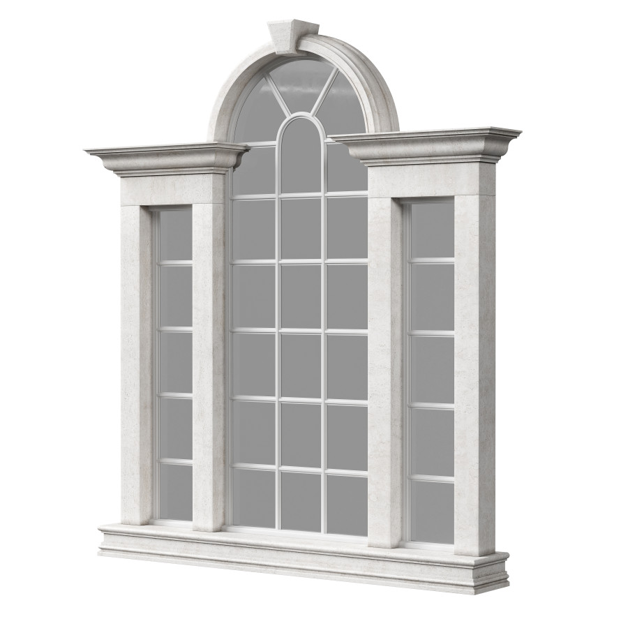 Architectural Classic Window 3d Model 9 3D Model for VRay, Corona | CGMood